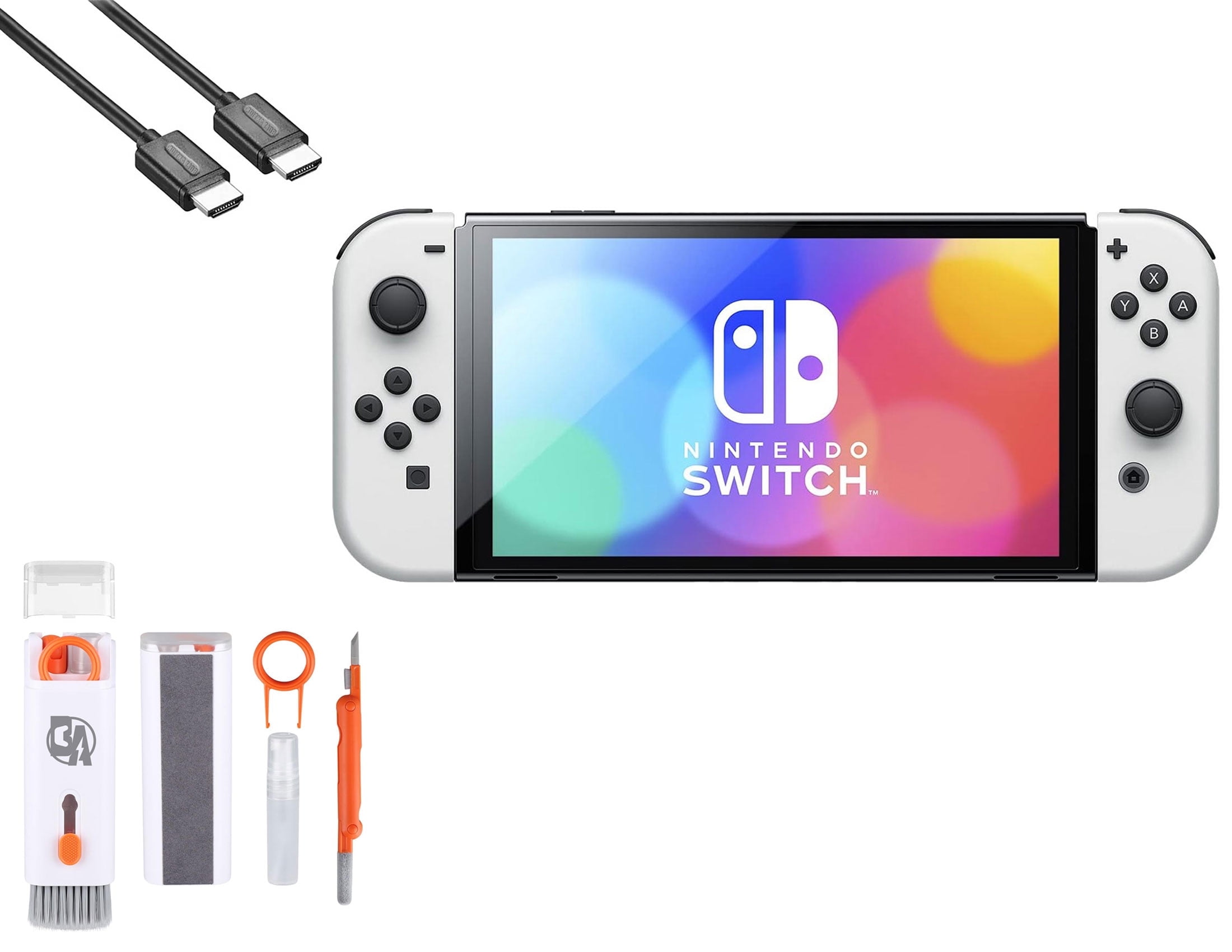 Amazon.com: Nintendo Switch (OLED model) with White Joy-Con