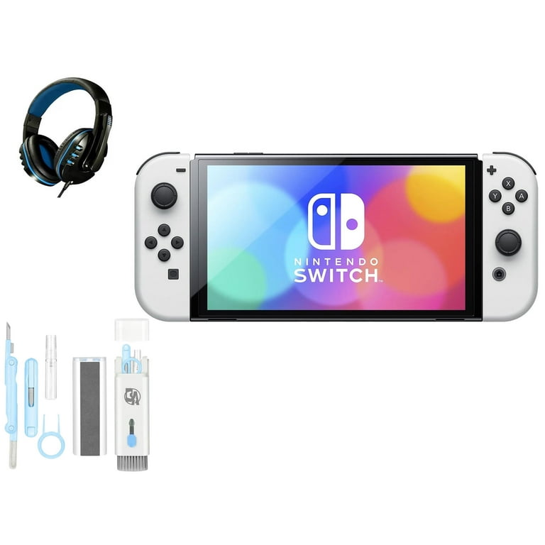 Pre-Owned Nintendo Switch OLED Model White Set with BOLT AXTION