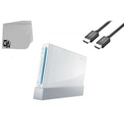 Restored Nintendo Wii Black Gaming Console with HDMI Cable BOLT AXTION (Refurbished)