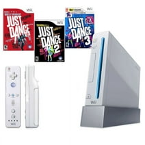 Pre-Owned Nintendo Wii Console Just Dance 1 2 3 Bundle