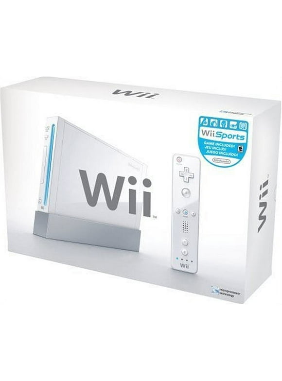 Pre-Owned Nintendo Wii Console White with Wii Sports Bundle