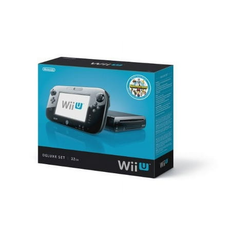 Pre-Owned Nintendo Wii U Console - 32GB Black Deluxe Set