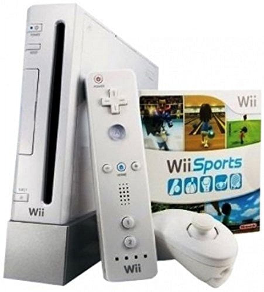 Pre-Owned Nintendo Wii with Wii Sports Game Nunchuk and Wii Remote