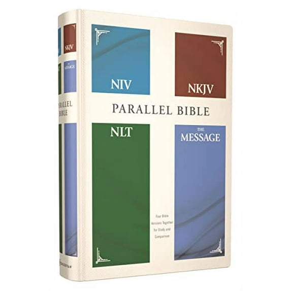Pre-Owned Niv, Nkjv, Nlt, the Message, (Contemporary Comparative) Parallel Bible, Hardcover (Hardcover) 0310462991 9780310462996