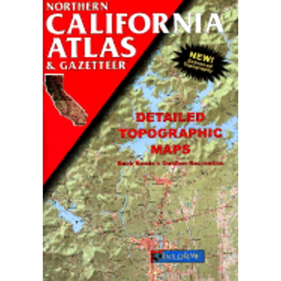 Pre-Owned Northern California Atlas and Gazetteer (Hardcover) 9780899332673