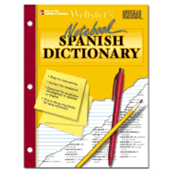 Pre-Owned Notebook Reference Spanish Dictionary (Notebook Reference Series) Paperback