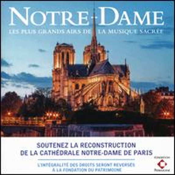 Pre-Owned Notre-Dame: Les Plus Grands Airs de la Musique Sacrée (CD 0028948407644) by Andreas Scholl (counter tenor), Barbara Bonney (soprano), Cecilia Bartoli (mezzo-soprano), Emma Kirkby (soprano);.