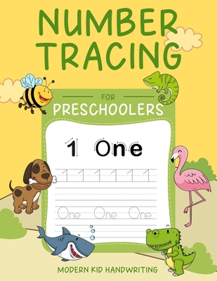 Pre-Owned Number Tracing for Preschoolers: Trace Numbers Practice ...