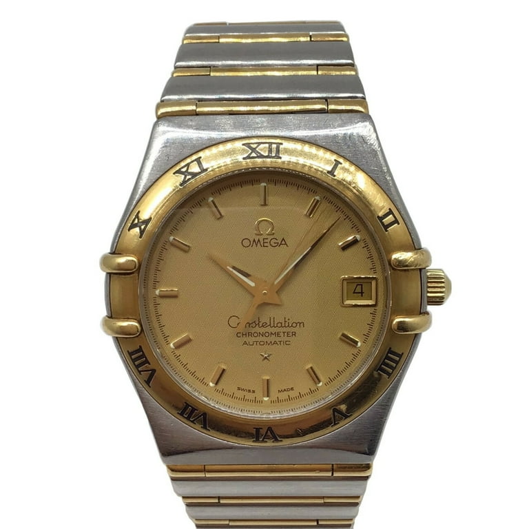 Pre Owned OMEGA Omega Constellation automatic self winding watch SS K18YG combination gold men s 1202.10 Good