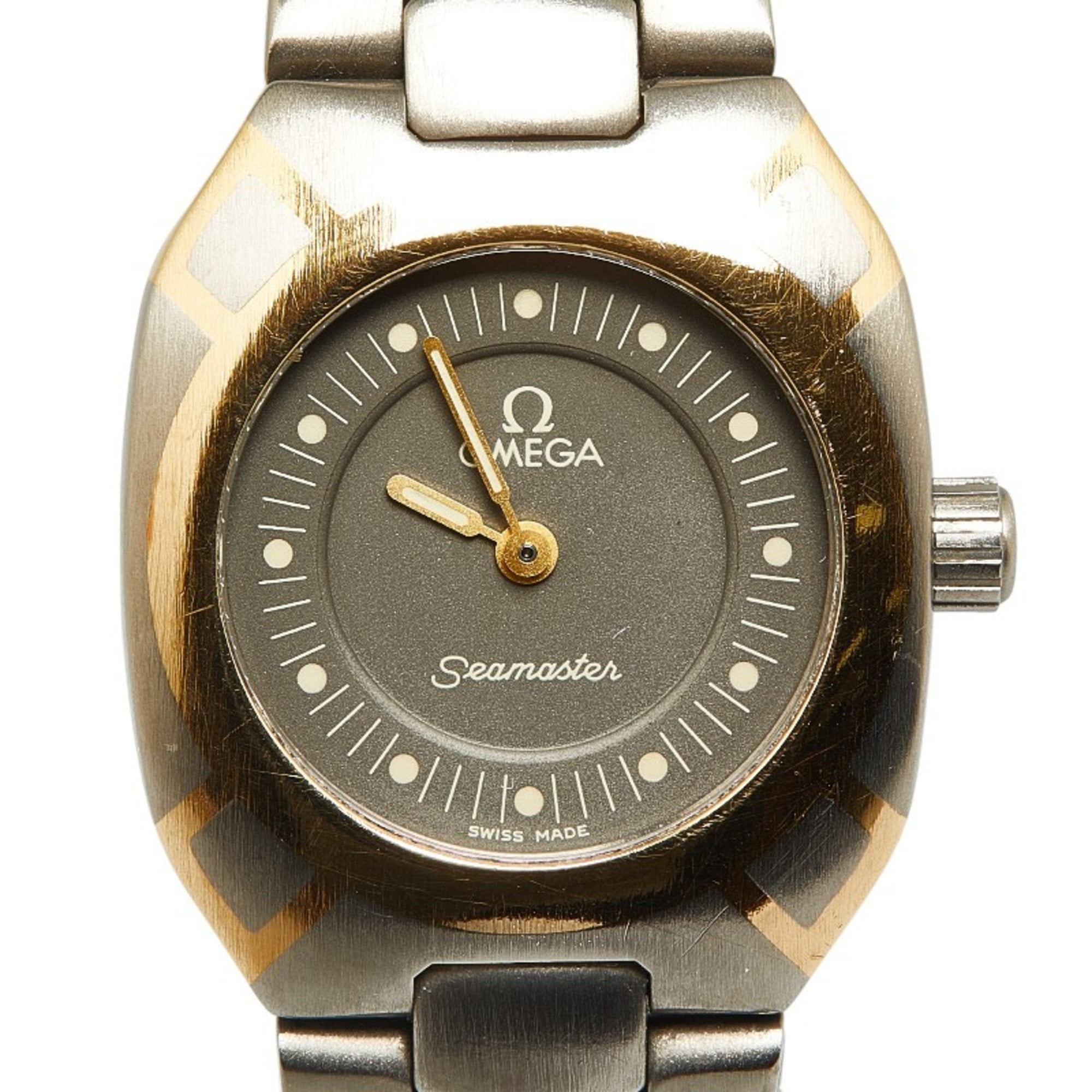 Omega seamaster titane quartz 120m sale