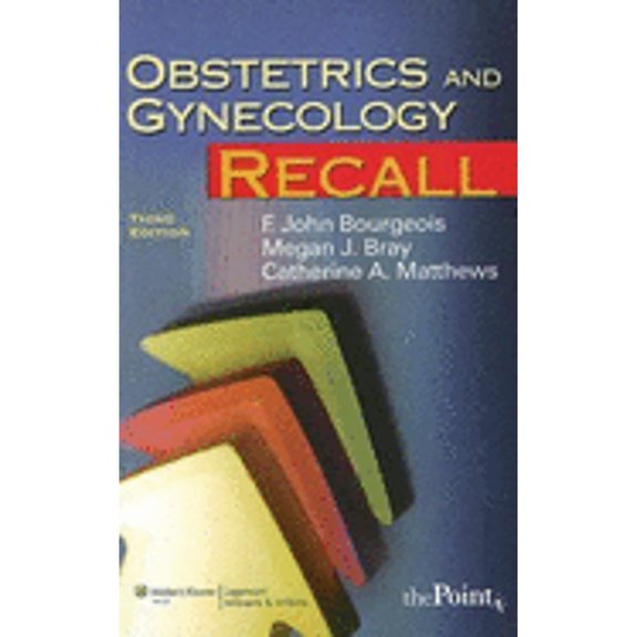 Pre-Owned Obstetrics and Gynecology Recall (Paperback) 0781770696 9780781770699