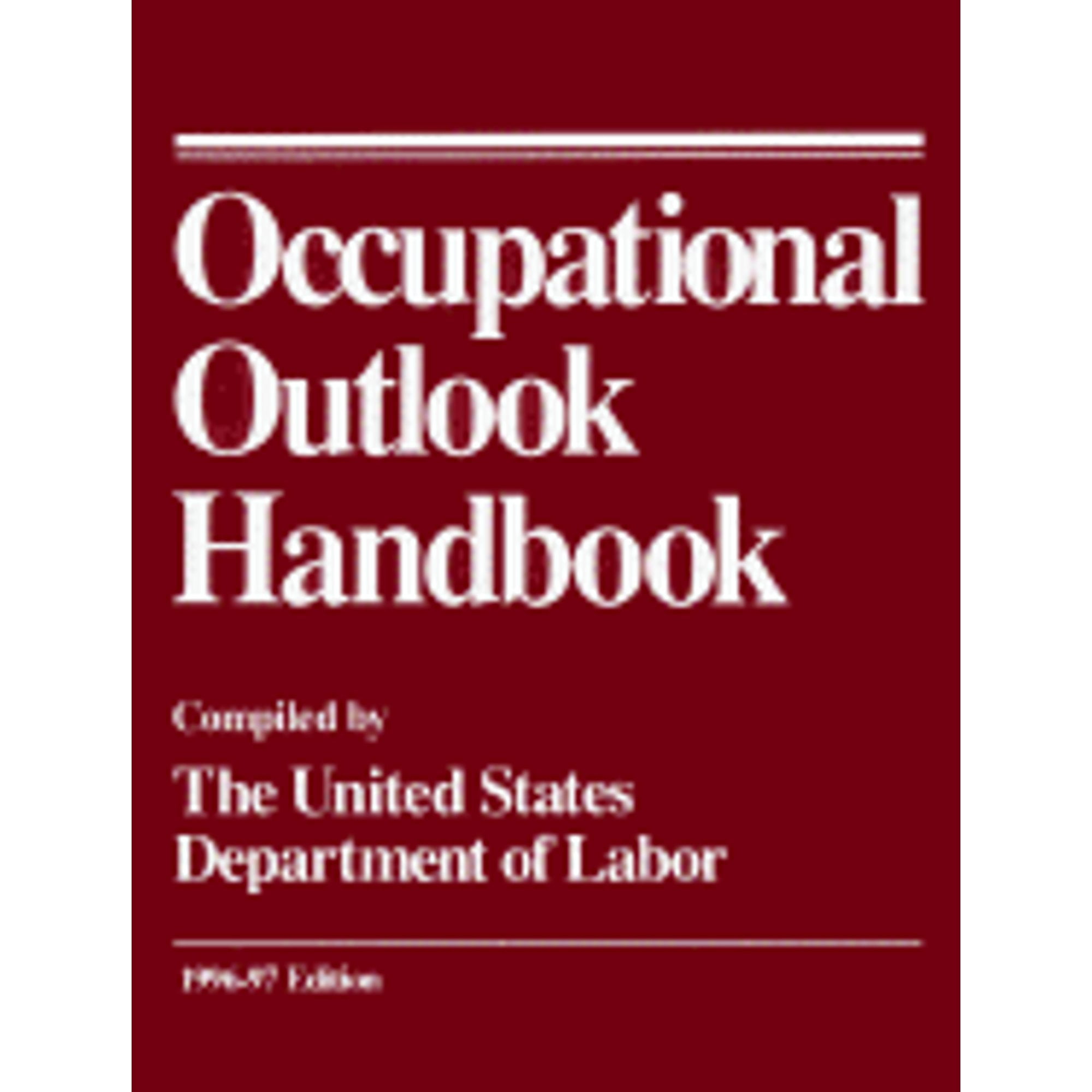 PreOwned Occupational Outlook Handbook (Paperback 9780844245300) by U