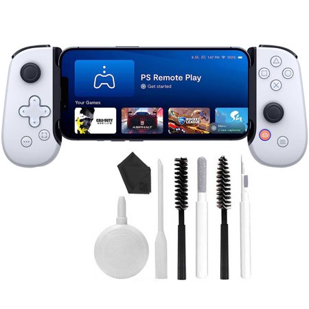 Pre-Owned One Mobile Gaming Controller for iPhone - Turn Your iPhone into a Gaming Console - Play Xbox, PlayStation, Call of Duty, & More BOLT AXTION (Refurbished: Like New)