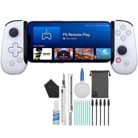 Pre-Owned One Mobile Gaming Controller for iPhone - Turn Your iPhone into a Gaming Console - Play Xbox, PlayStation, Call of Duty, & More BOLT AXTION (Refurbished: Like New)