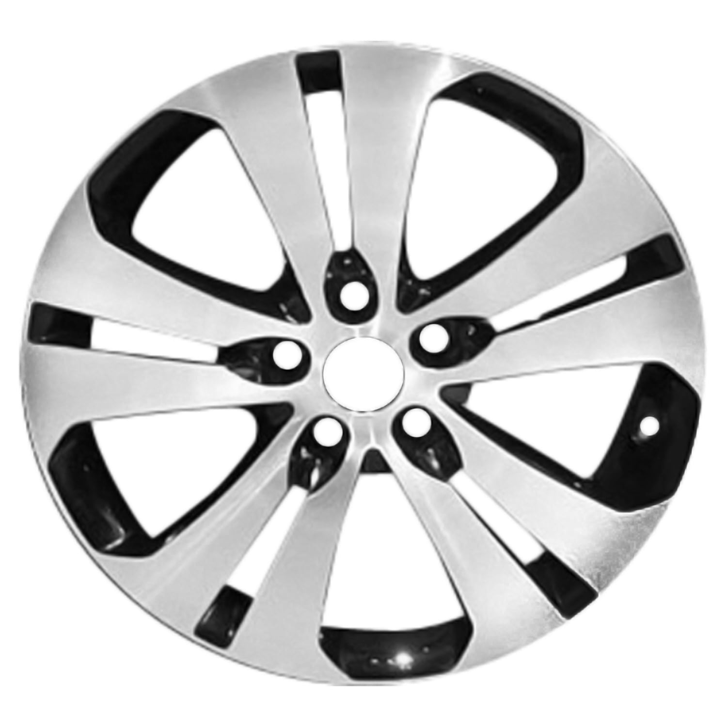 Pre-Owned Original Equipment Machined and Painted Black Aluminum Wheel 18 x 7 fits 2011-2013 KIA Sportage (Good)