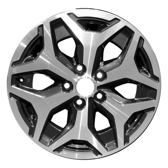 Pre-Owned Original Equipment Machined and Painted Dark Charcoal Wheel; Aluminum 17 x 7 fits 2019-2024 Subaru Forester (Good)