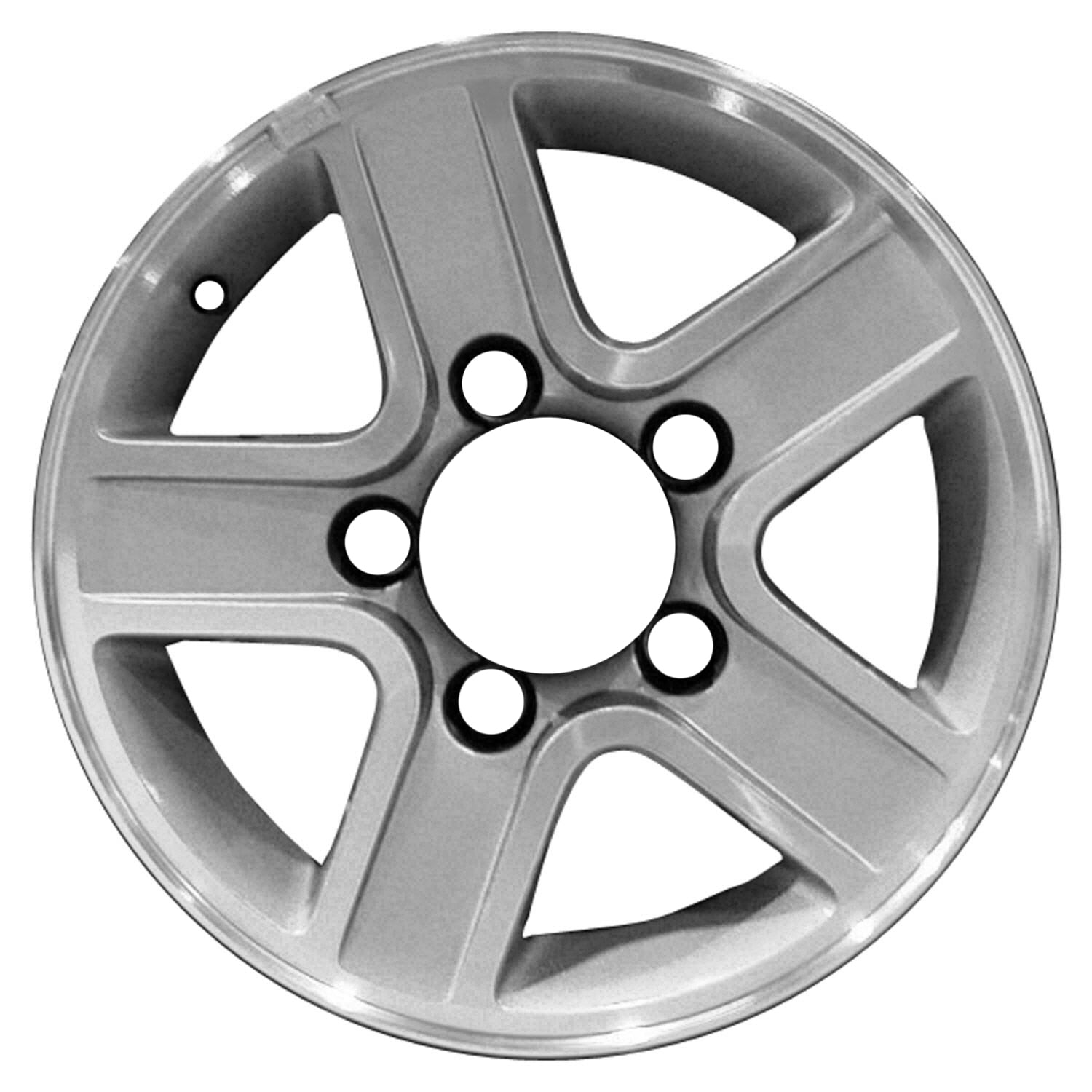 PreOwned Original Equipment Machined and Painted Silver Aluminum Wheel