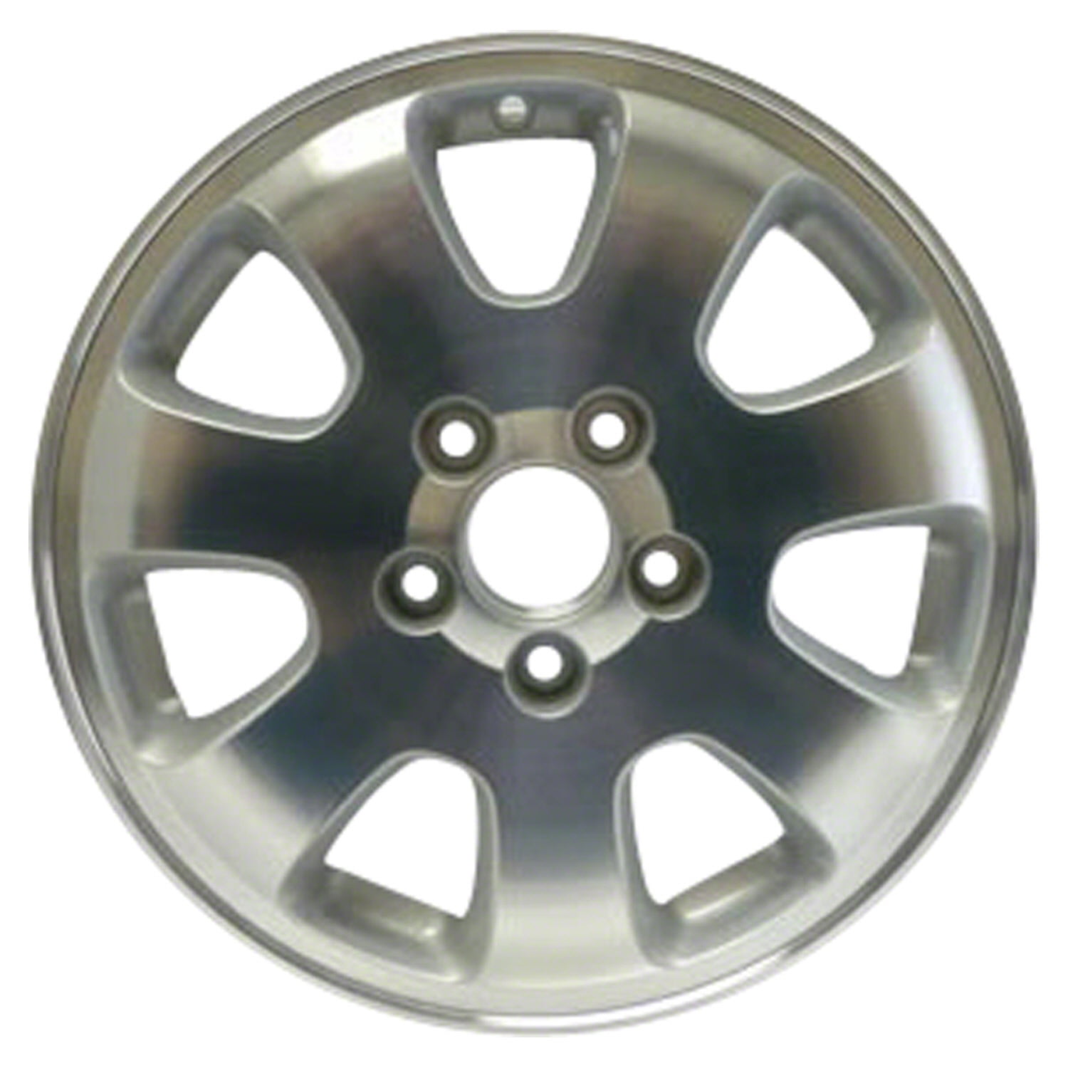 Pre-Owned Original Equipment Machined and Painted Silver Aluminum Wheel 16 x 6.5 42700S0XA81 fits 2002-2004 Honda Odyssey (Good)