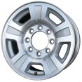 thumbnail image 1 of Pre-Owned Original Equipment Machined and Painted Silver Aluminum Wheel 17 x 7.5 19152820 fits 2007-2014 GMC Sierra 2500 HD (Good), 1 of 1