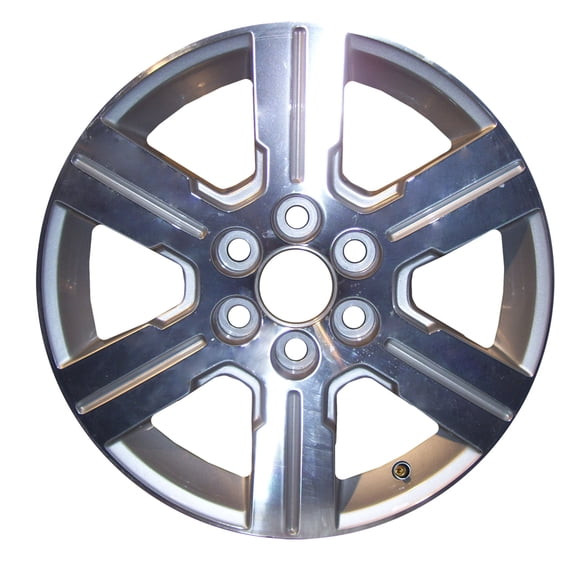 Pre-Owned Original Equipment Machined and Painted Silver Aluminum Wheel 18 x 7.5 fits 2009-2012 Chevrolet Traverse (Good)