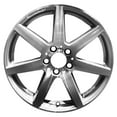 thumbnail image 1 of Pre-Owned Original Equipment Machined and Painted Silver Rear Aluminum Wheel 18 x 8.5 fits 2012-2015 Mercedes-Benz C250 (Good), 1 of 1