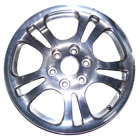 Pre-Owned Original Equipment Metallic Polished Aluminum Wheel 17 x 7 fits 2004-2007 Buick Rainier (Good)