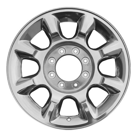 Pre-Owned Original Equipment Metallic Polished Aluminum Wheel 20 x 8 fits 2011-2016 Ford F-350 Super Duty (Good)