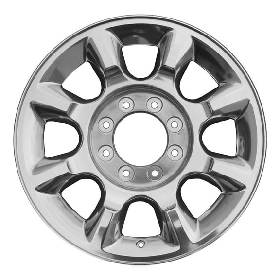 Pre-Owned Original Equipment Metallic Polished Aluminum Wheel 20 x 8 fits 2011-2016 Ford F-350 Super Duty (Good)