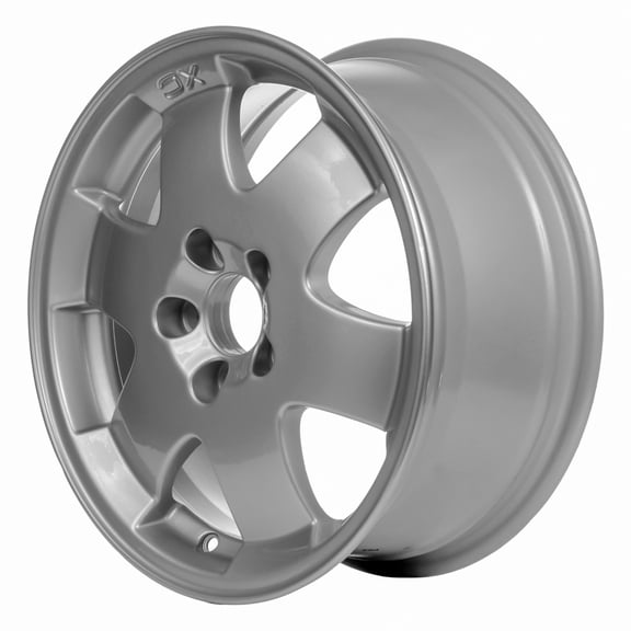 Pre-Owned Original Equipment Painted Bright Sparkle Silver Aluminum Wheel 16 x 7 94995511 fits 2001-2007 Volvo V70 (Good)