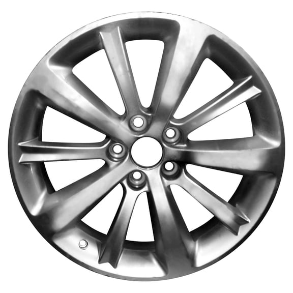 Pre-Owned Original Equipment Painted Hypersilver Aluminum Wheel 19 x 8 8A531007EO fits 2009-2012 Lincoln MKS (Good)