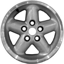 Pre-Owned Original Equipment Painted Silver Aluminum Wheel 15 x 7 fits 1996 Jeep Cherokee (Good)