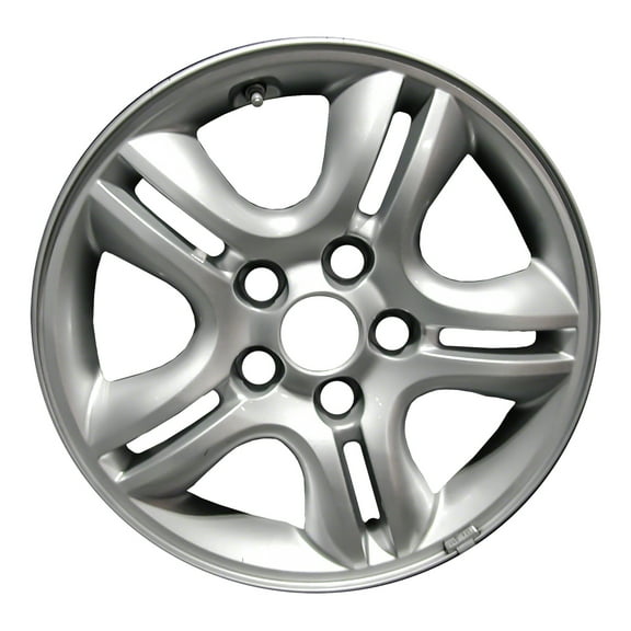 Pre-Owned Original Equipment Painted Silver Aluminum Wheel 16 x 6.5 529101F210 fits 2005-2010 KIA Sportage (Good)