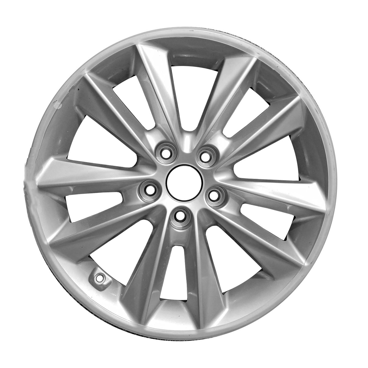 Pre-Owned Original Equipment Painted Silver Aluminum Wheel 17 x 7 52910C5510 fits 2019-2020 KIA Sorento (Good)