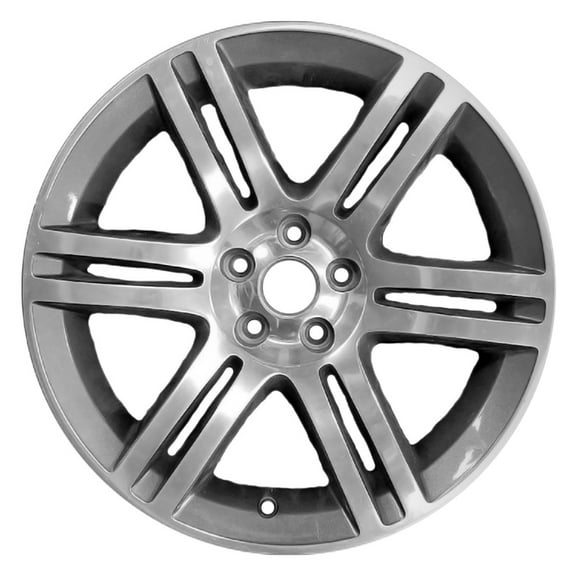 Pre-Owned Original Equipment Polished and Painted Silver Aluminum Wheel 18 x 7.5 fits 2011-2014 Dodge Charger (Good)