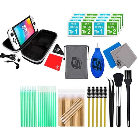 Pre-Owned PDP - Starter Kit for Nintendo Switch OLED With Cleaning Manual Kit Bolt Axtion (Refurbished: Like New)