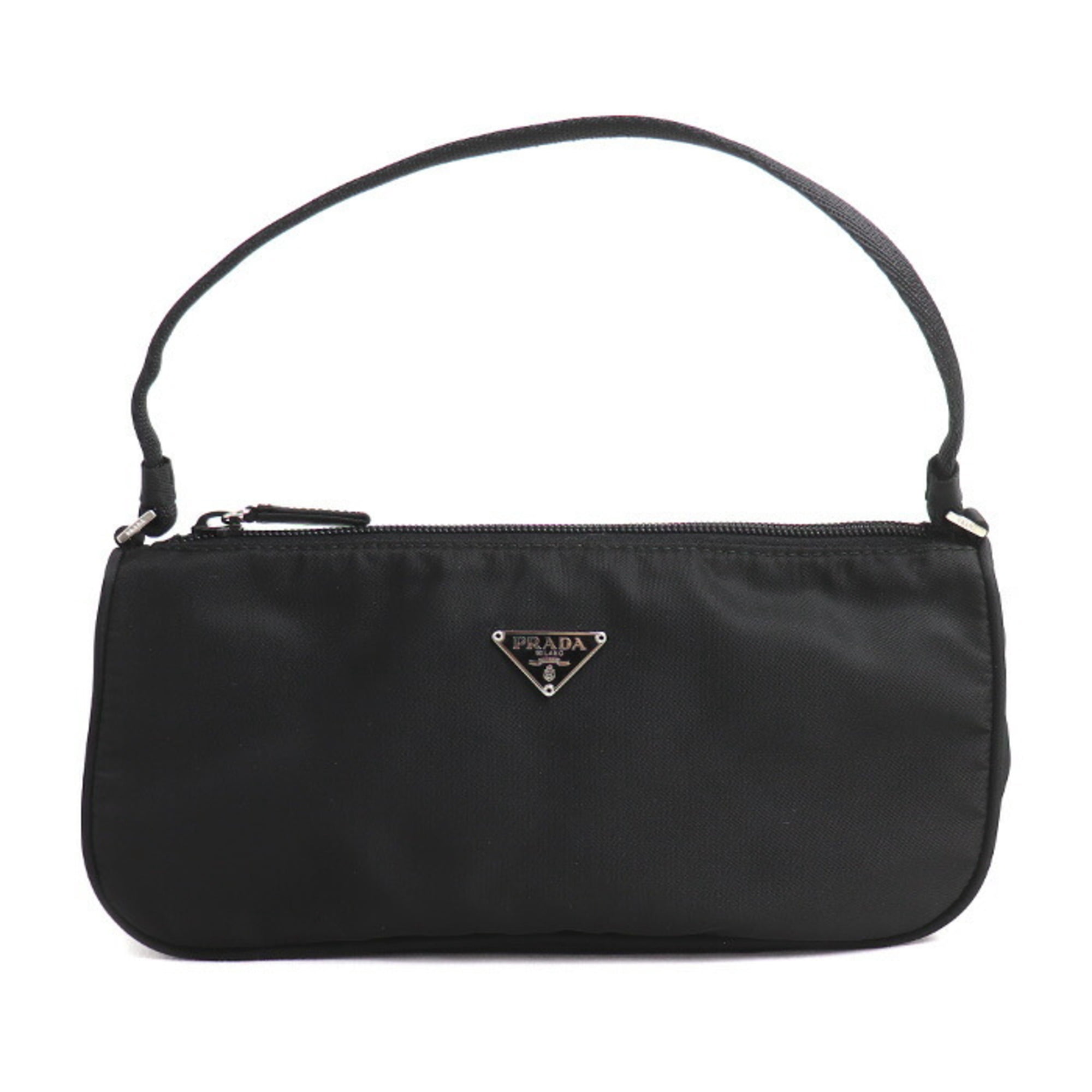 Pre-Owned PRADA TESSUTO SPORT Pouch Black MV633 Women