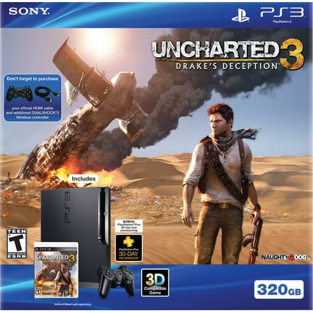 Pre-Owned PS3 320GB Uncharted 3 Bundle