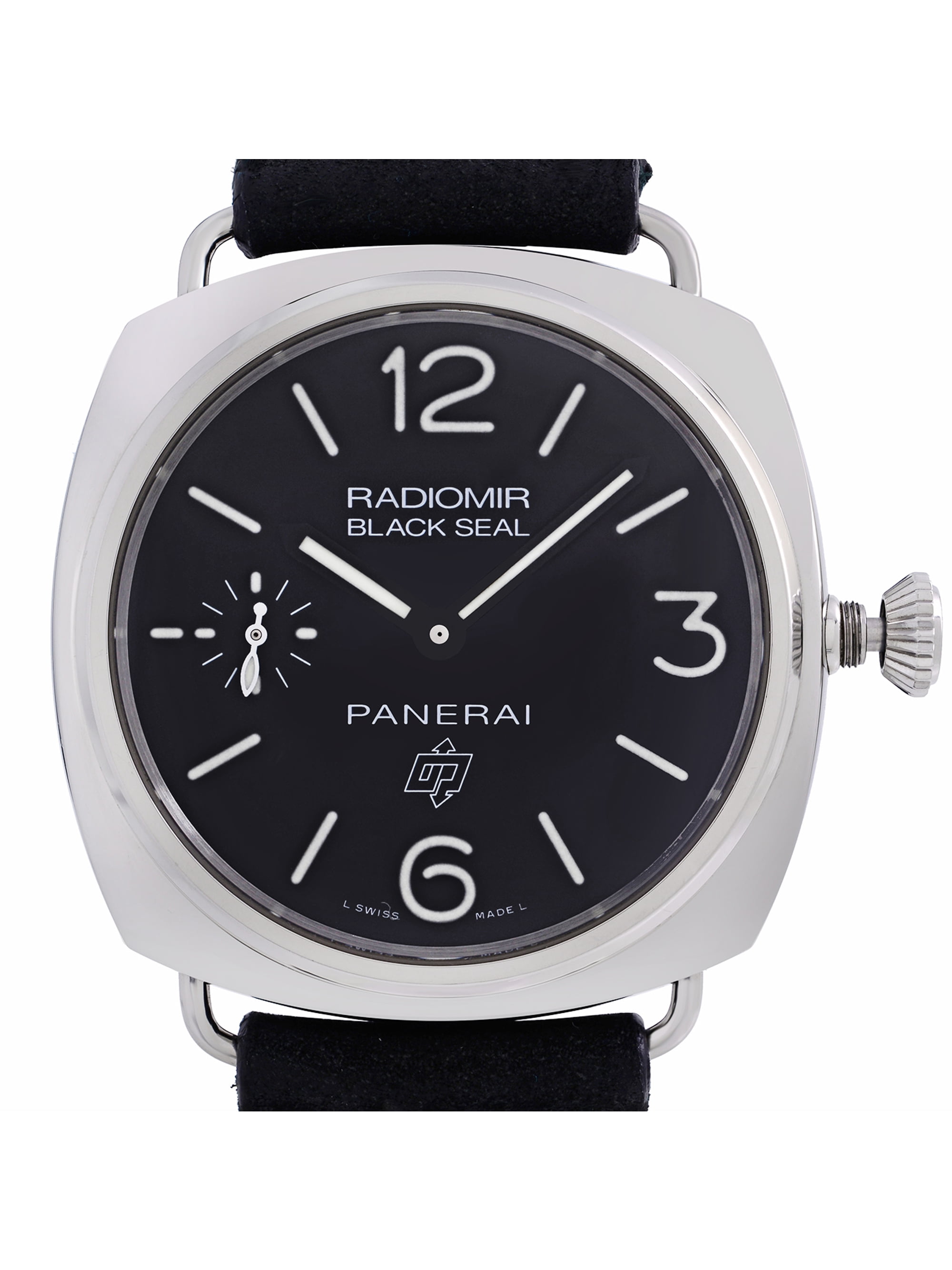 Pre Owned Panerai Radiomir Black Seal Hand Wind Mens Watch PAM00380 Good Walmart