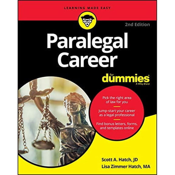 Pre-Owned Paralegal Career For Dummies, 2nd Edition by Scott A. Hatch (Paperback), Nonfiction, English