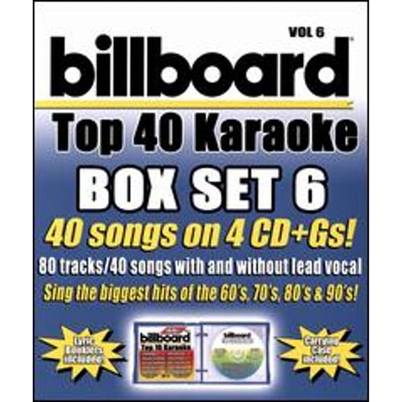 Pre-Owned Party Tyme Karaoke: Billboard Top 40 Karaoke, Vol. 6 (CD 0610017447721) by Karaoke