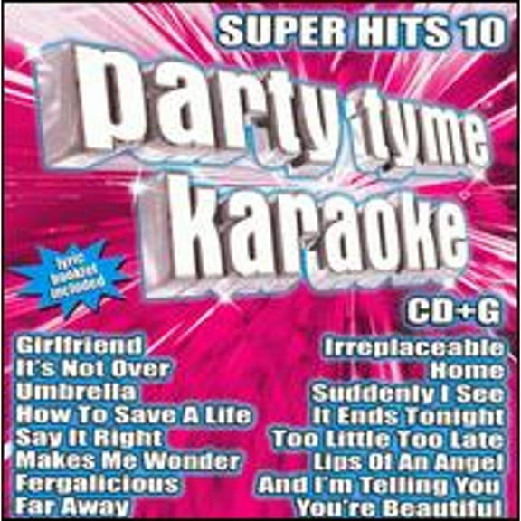Pre-Owned Party Tyme Karaoke: Super Hits, Vol. 10 (CD 0610017108035) by Karaoke