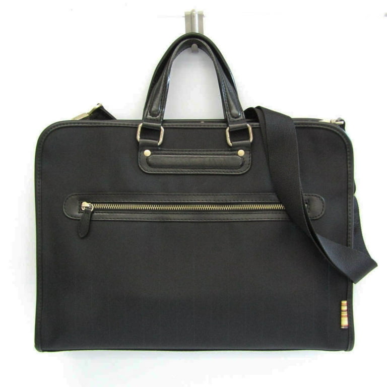 Pre Owned Paul Smith Men s Nylon Document Case Shoulder Bag Black Good Walmart