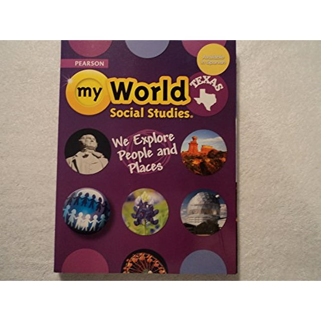 Pre owned pearson my world social studies texas we explore people and