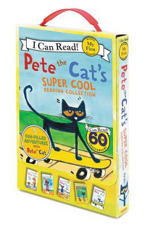 Pre-Owned Pete the Cat's Super Cool Reading Collection: 5 I Can Read Favorites! (Paperback 9780062304247) by Kimberly Dean