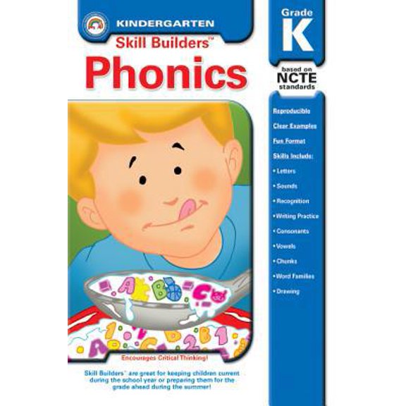 Pre-Owned Phonics, Grade K (Skill Builders™) (Paperback) 1932210008 9781932210002