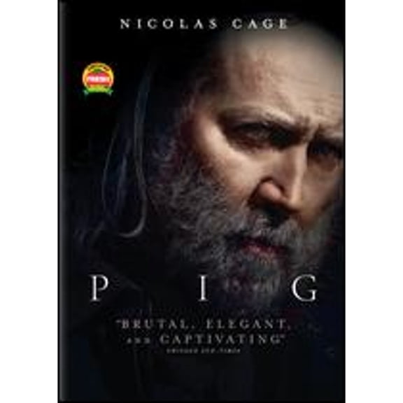 Pre-Owned Pig by Michael Sarnoski, Nicolas Cage, Alex Wolff, Adam Arkin, Nina Belforte DVD Crime Thriller