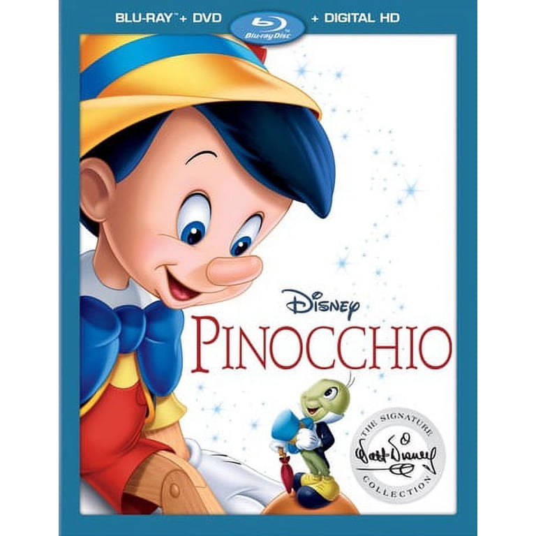 Disney's Pinocchio - Animated Blu-ray & DVD Movie for Kids