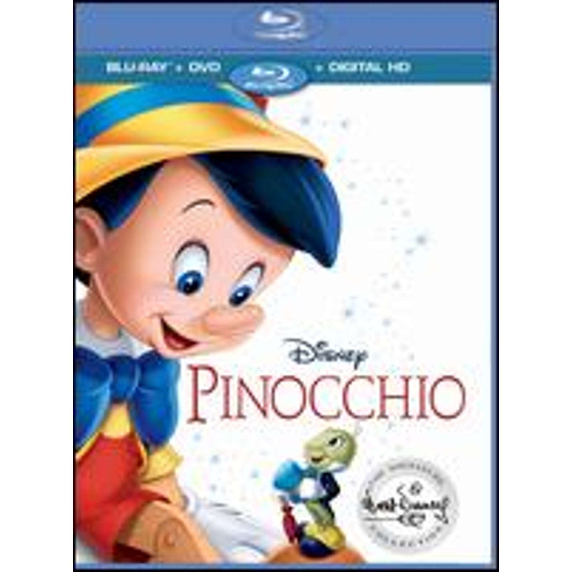 Pre-Owned Pinocchio [Blu-ray/DVD] [2 Discs] (Blu-Ray 0786936851786) directed by Ben Sharpsteen, Bill Roberts, Hamilton Luske, Jack Kinney, Norman Ferguson, T. Hee, Walt Disney, Wilfred Jackson