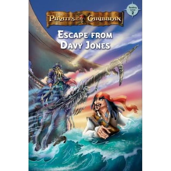 Pirates of the Caribbean Escape from Davy Jones: Escape from Davy Jones, Pirates of the Caribbean: Level 2, by Disney Books, Jacqueline Ching Paperback, English