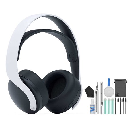 Pre-Owned PlayStation PULSE 3D Wireless Headset White BOLT AXTION Bundle (Refurbished: Like New)
